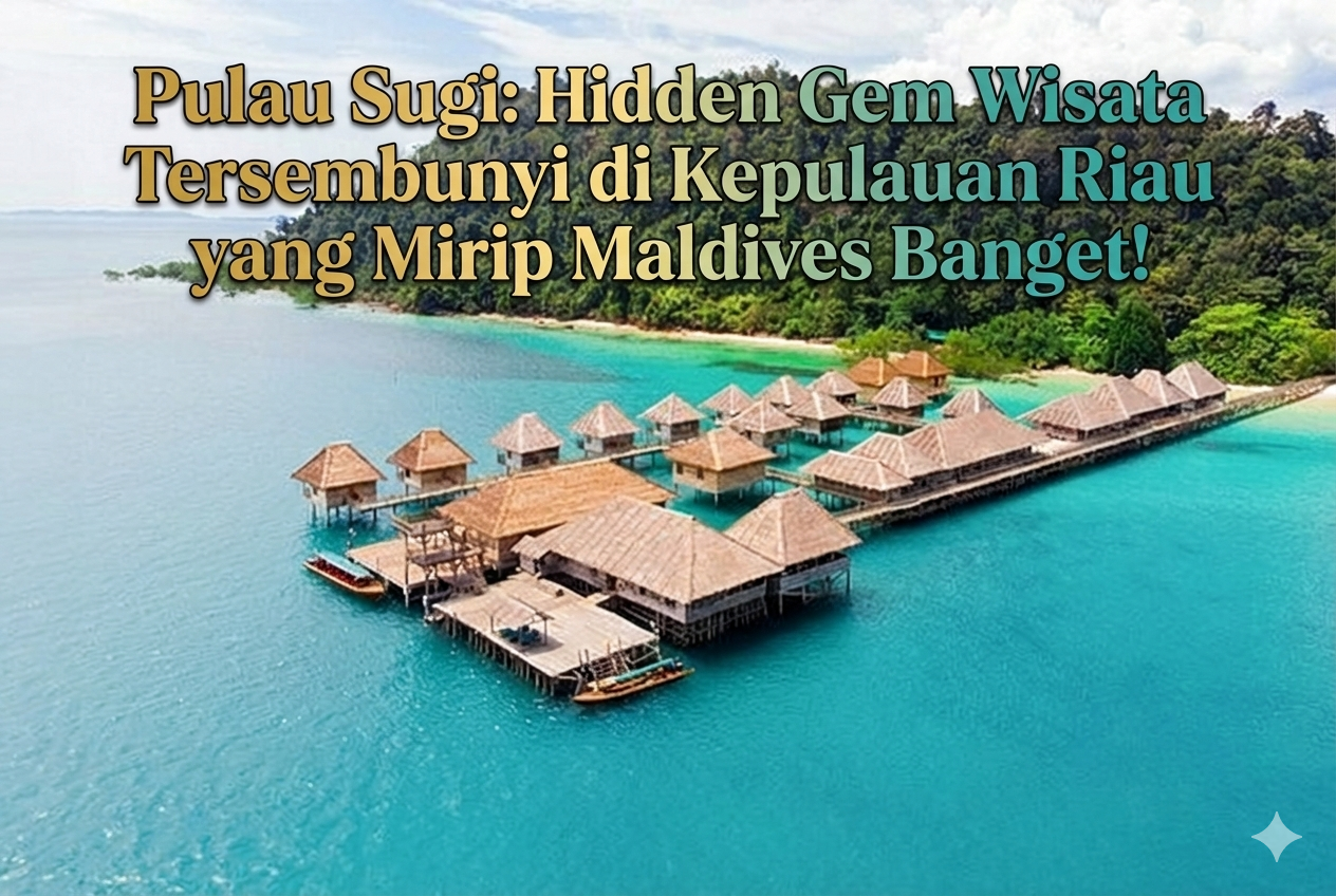 wisata kepulauan riau, pulau sugi, hidden gems indonesia, pantai telunas, travel kepri, wisata alam tersembunyi, maldives indonesia, air terjun lubuk papan